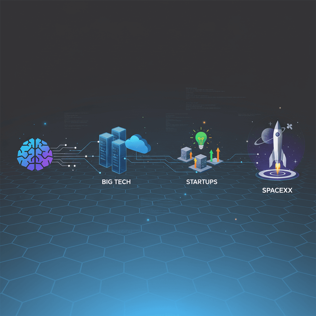 AI'nin Yeni Sınırı: Büyük Teknoloji, Startuplar ve SpaceX Bir Sonraki Zeka Dalgasını Nasıl Şekillendiriyor